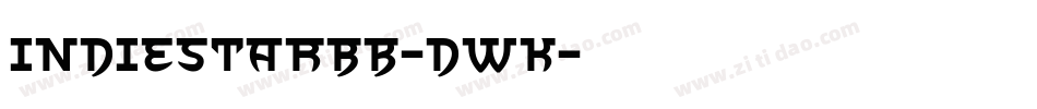 IndiestarBb-dwK字体转换
