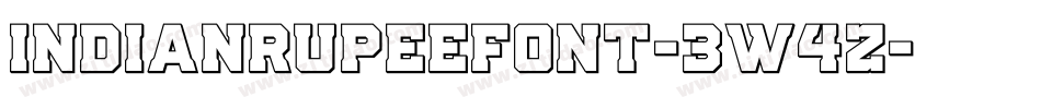 IndianRupeeFont-3w4Z字体转换