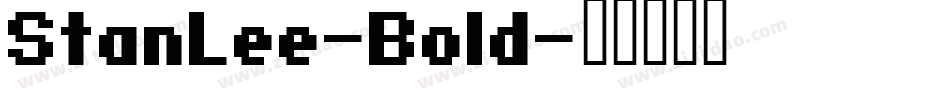StanLee-Bold字体转换