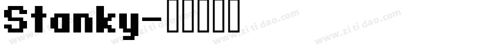 Stanky字体转换