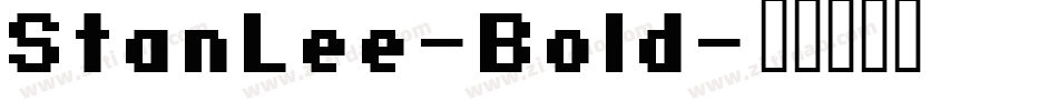 StanLee-Bold字体转换