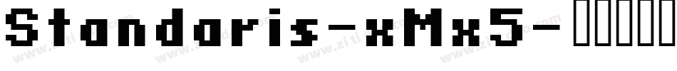 Standaris-xMx5字体转换