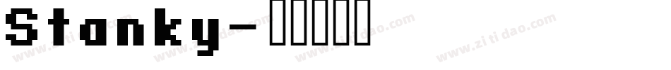 Stanky字体转换