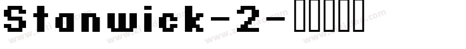 Stanwick-2字体转换