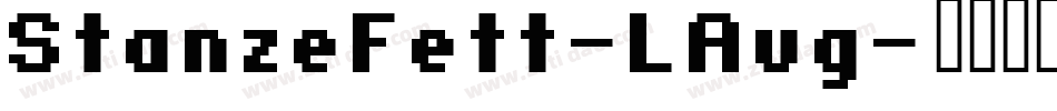 StanzeFett-LAvg字体转换