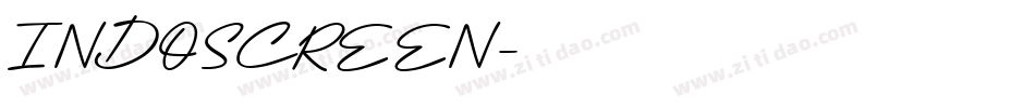 INDOSCREEN字体转换