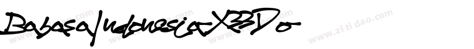 BahasaIndonesia-X33Do字体转换