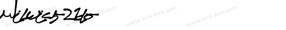 Milwich-21do字体转换