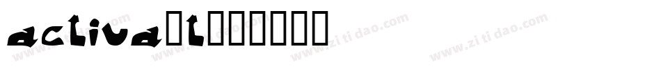 activa_t字体转换