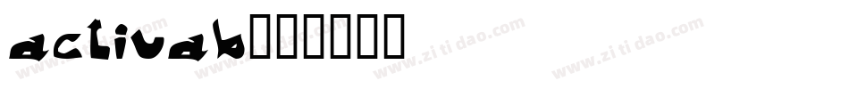 activab字体转换