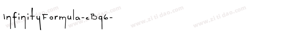 InfinityFormula-eBq6字体转换