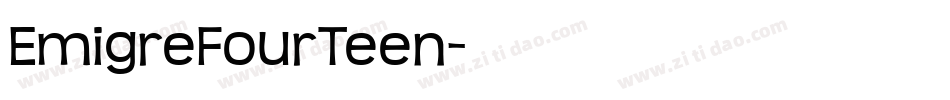 EmigreFourTeen字体转换