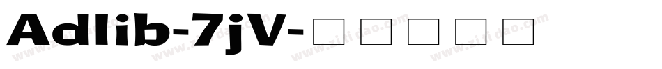 Adlib-7jV字体转换