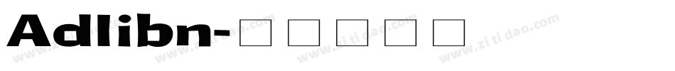 Adlibn字体转换