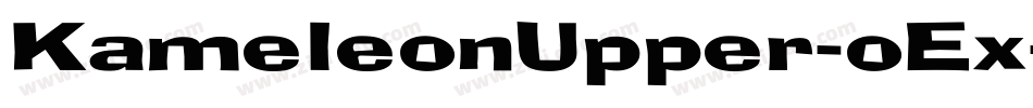 KameleonUpper-oEx字体转换
