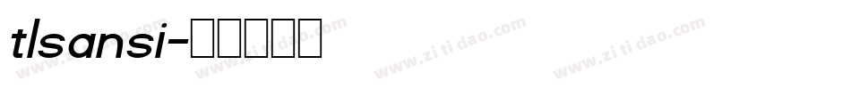tlsansi字体转换