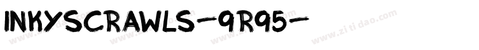 InkyScrawls-9r95字体转换