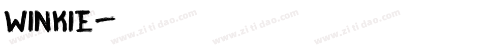 Winkie字体转换