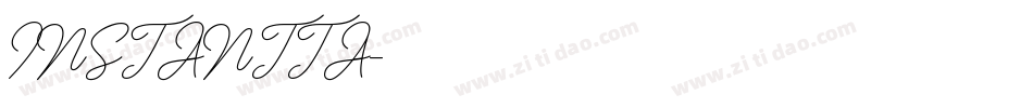 INSTANTTA字体转换