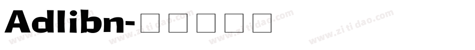 Adlibn字体转换