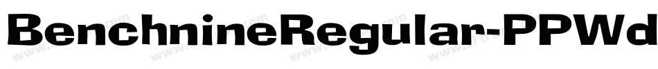 BenchnineRegular-PPWd字体转换