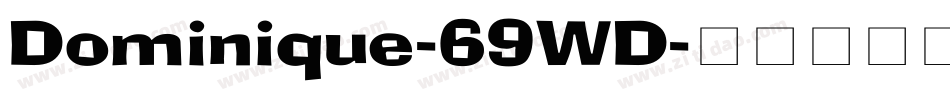 Dominique-69WD字体转换