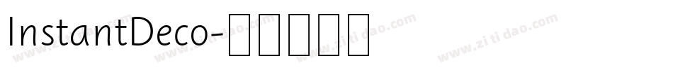 InstantDeco字体转换