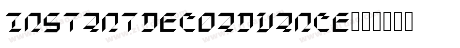InstantDecoAdvance字体转换