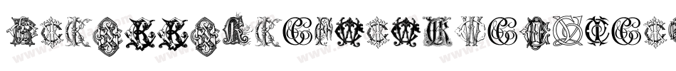 IntellectaMonogramsRandomSamplesTwo-zlZG字体转换