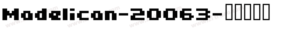 Madelican-2OO63字体转换