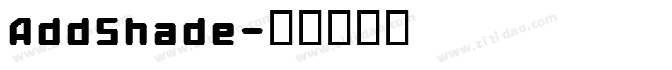 AddShade字体转换