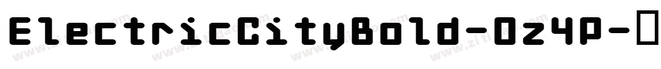 ElectricCityBold-Oz4P字体转换