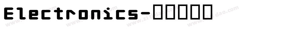 Electronics字体转换