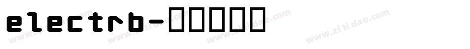 electrb字体转换