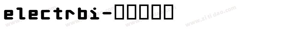 electrbi字体转换