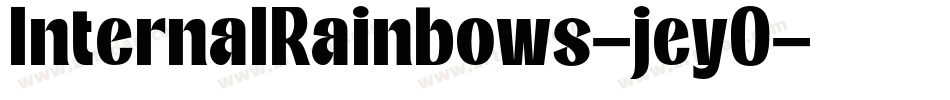 InternalRainbows-jey0字体转换