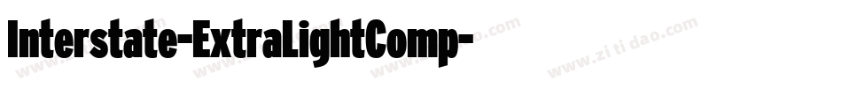 Interstate-ExtraLightComp字体转换