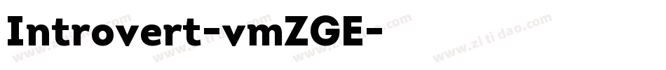 Introvert-vmZGE字体转换