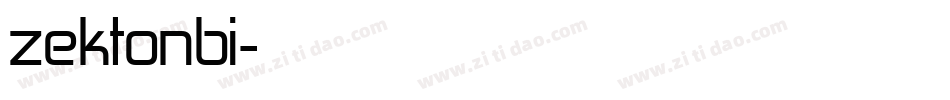 zektonbi字体转换