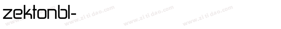 zektonbl字体转换