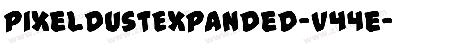 PixeldustExpanded-V44e字体转换