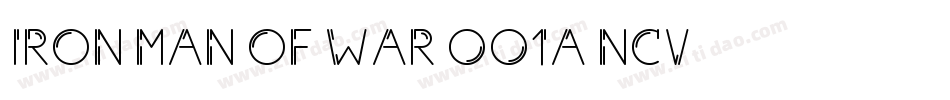 IRON-MAN-OF-WAR-001A-NCV字体转换