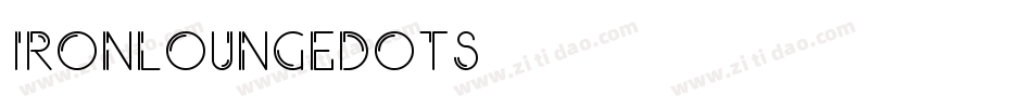 IRONLOUNGEDOTS字体转换
