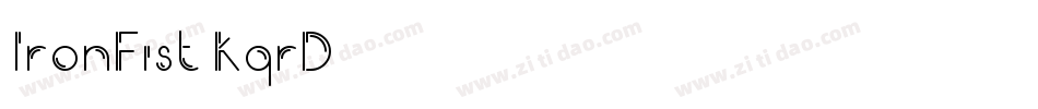 IronFist-KqrD字体转换