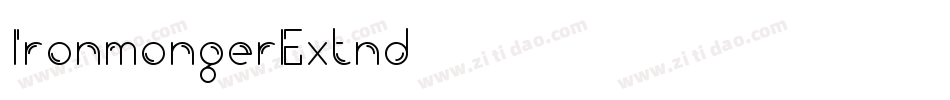 IronmongerExtnd字体转换