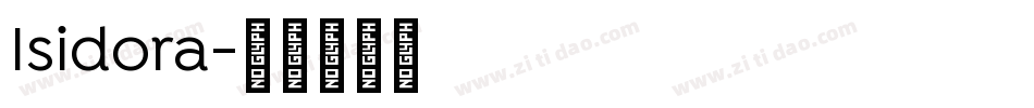 Isidora字体转换