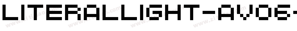 LiteralLight-AV06字体转换