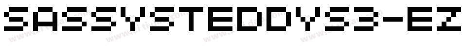 SassysTeddys3-eZ06字体转换