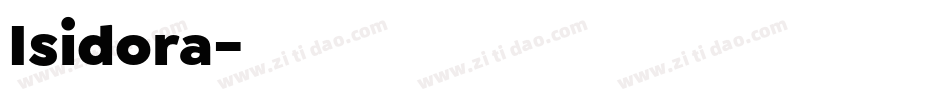 Isidora字体转换