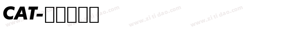 CAT字体转换